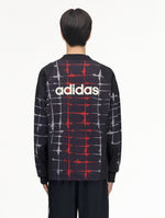 Thug Club x adidas TC Goalie T Longslevees Black Longsleeves KF6913 On Model Back View | GATE
