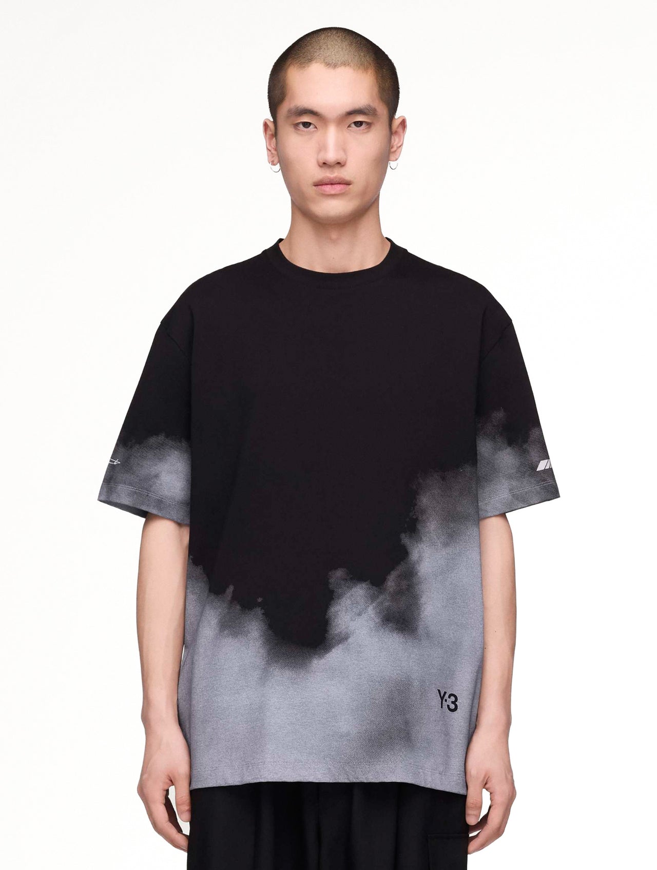 Mercedes-AMG Petronas F1 x Y-3 F1 Tour SS Tee Black T-Shirts KR2376 Detail View 1 | GATE