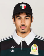 Willy Chavarria x adidas Crest Hat Black    Caps KW7334 On Model Front View | GATE
