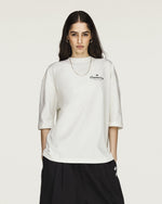 Willy Chavarria x adidas Graphic Tee Off White T-Shirt KY7707 Model Detail 1 | GATE
