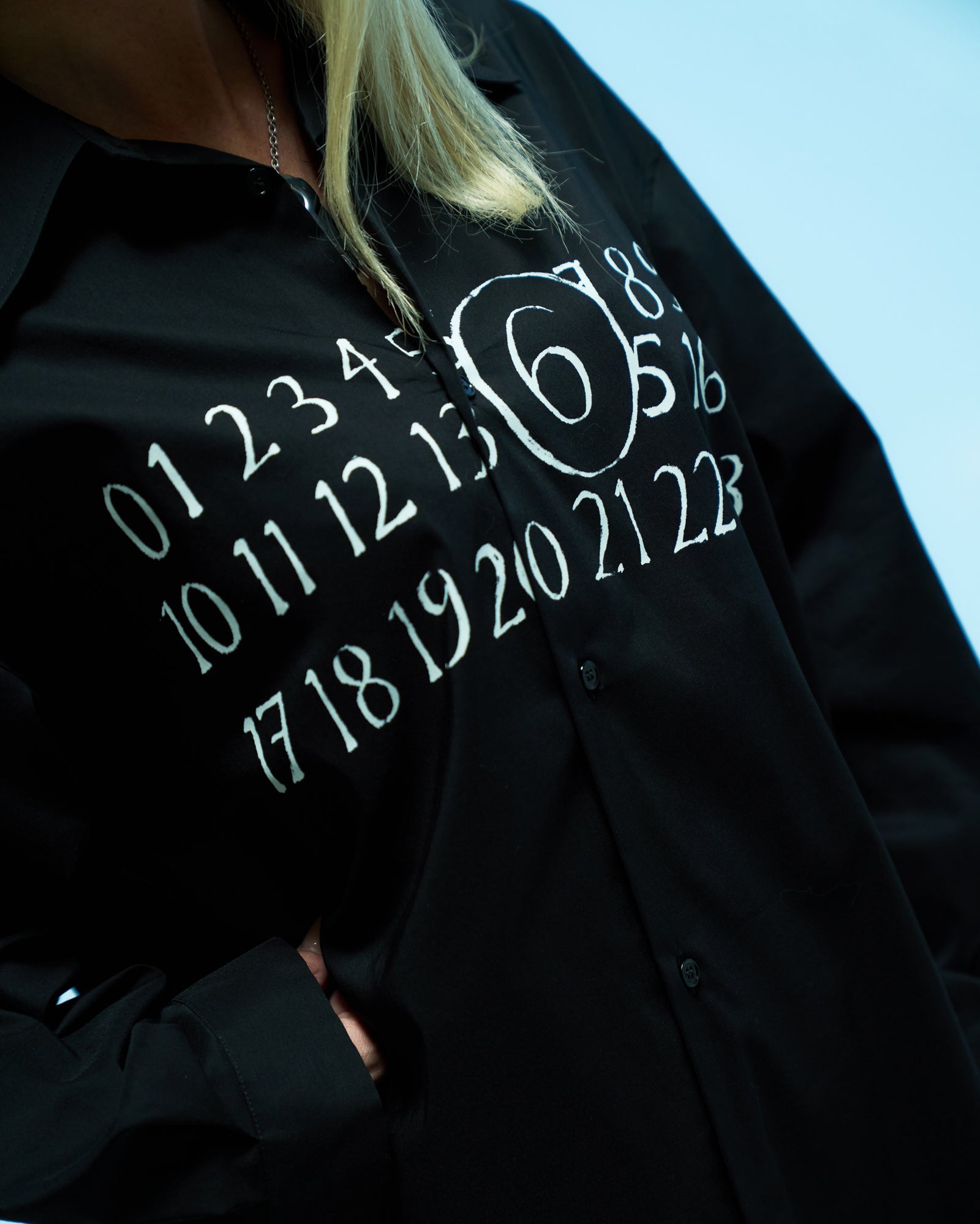 MM6 Maison Margiela Dress Black Detail view 3 | Gate