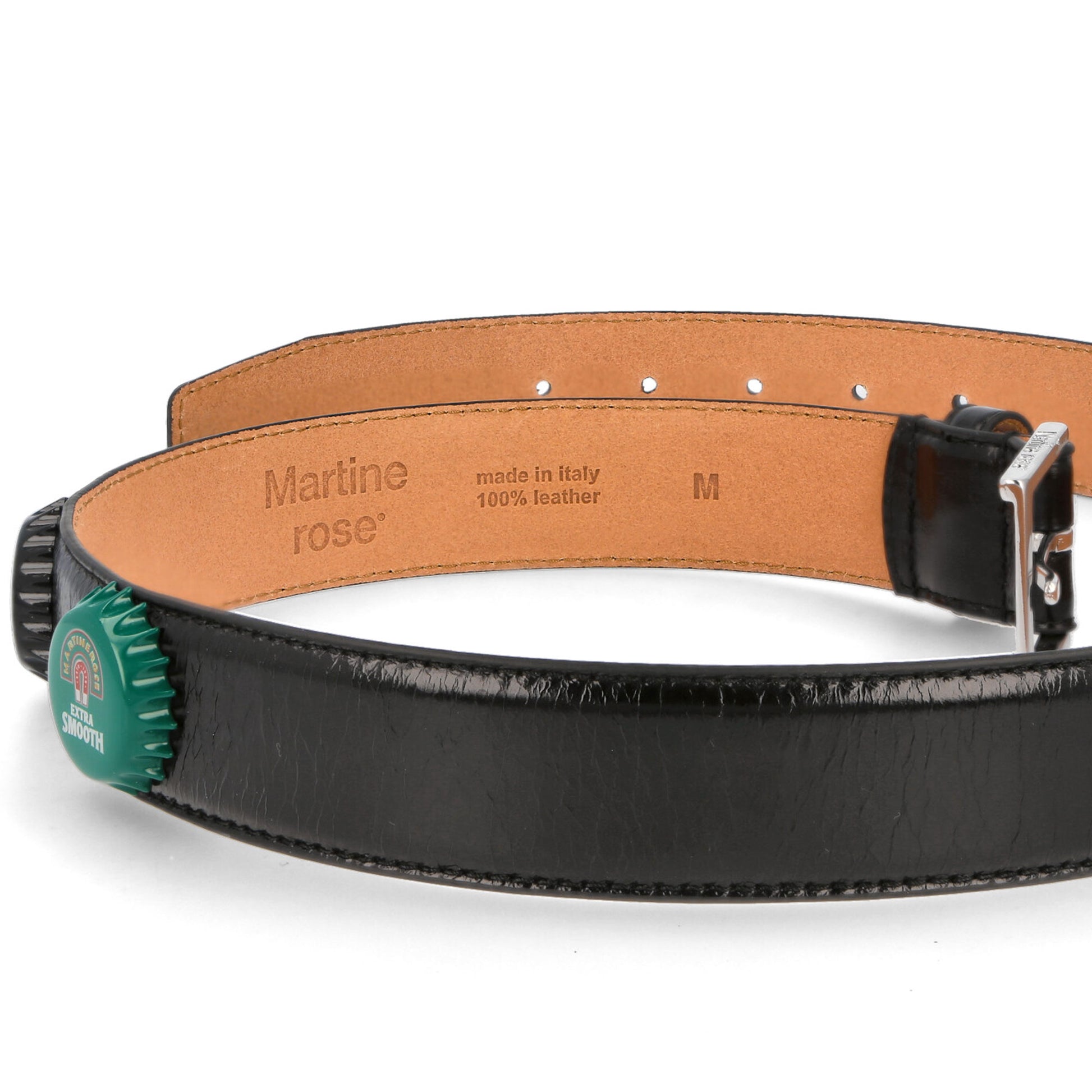 Martine Rose Beercap Belt Black Belts MRSS22-1129L Detail View 3 | GATE
