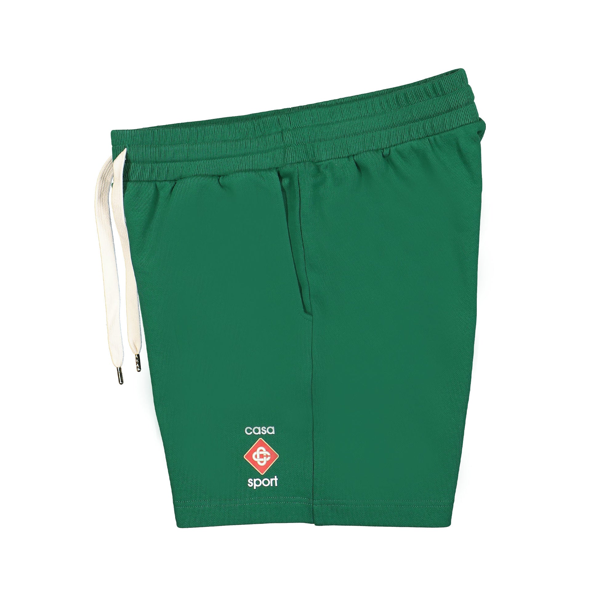 Casablanca Casa Sport Logo 3D Printed Unisex Sweatshort Casa Sport Logo Shorts MS23-JTR-098-06 Detail View 3 | GATE
