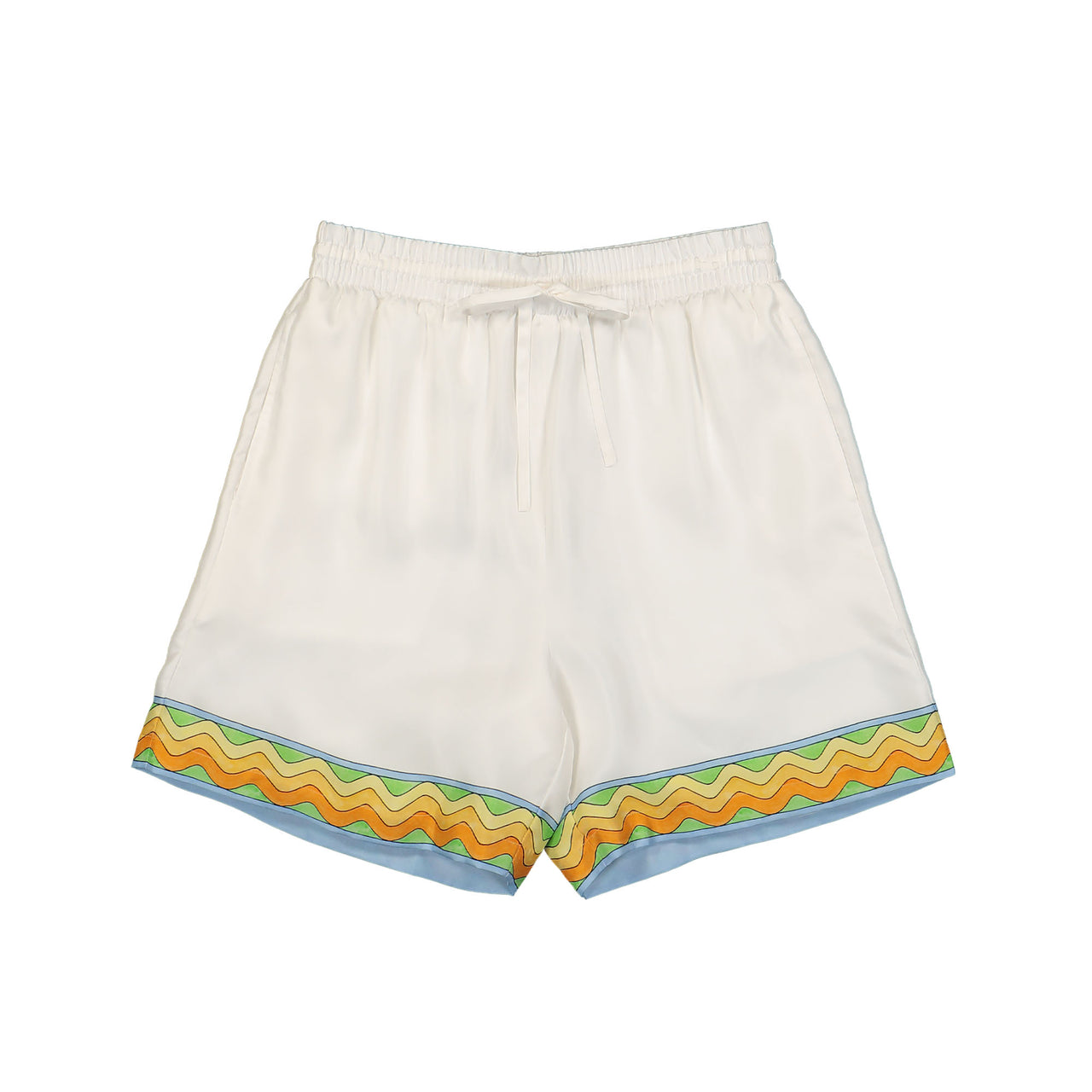 Silk Shorts With Drawstrings