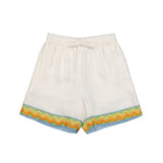 Silk Shorts With Drawstrings