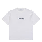 Off-White Scribble Arrow Skate S/S Tee White - Black T-Shirts OMAA120F25JER00C0110 Detail View 1 | GATE