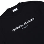 Off-White Business Quote Skate S/S Tee Black - White T-Shirts OMAA120F25JER0121001 Detail View 3 | GATE