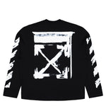 Off-White Ink Arrow 90s Skate L/S Tee Black - White Longsleeves OMAB09CF25JER0031001 Detail View 2 | GATE