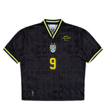 Off-White Multilogo Soccer S/S Tee Black - Black T-Shirts OMAD00SF25JER0021010 Detail View 1 | GATE