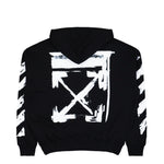 Off-White Ink Arrow Skate Zip Hoodie Black - White Hoodies OMBE015F25FLE0021001 Detail View 2 | GATE
