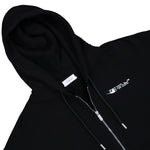 Off-White Ink Arrow Skate Zip Hoodie Black - White Hoodies OMBE015F25FLE0021001 Detail View 3 | GATE