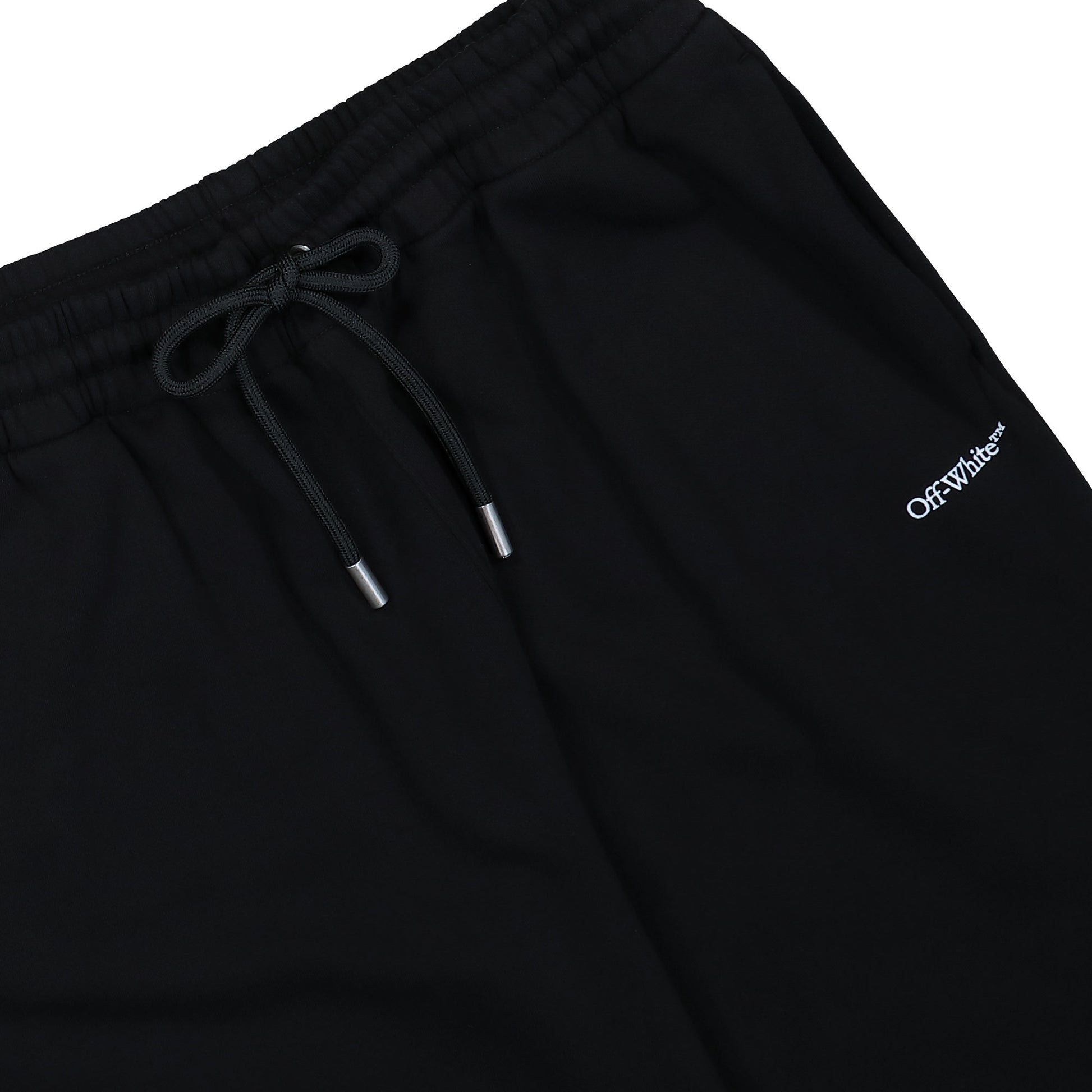 Off-White Scribble Diag Sweatpant Black - White Sweat & Track Pants OMCH05AF25FLE0021001 Detail View 4 | GATE