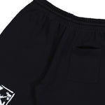 Off-White Ink Arrow Skate Sweatshort Black - White Shorts OMCI013F25FLE0041001 Detail View 5 | GATE