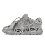 Off-White OOO For Walking Suede Grey - Dark Grey Sneaker OMIA189F25LEA00B0907 Detail View 1 | GATE