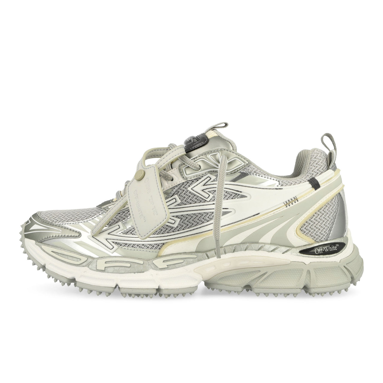 Off-White Be Right Back Sneakers Grey - Silver Sneaker OMIA295C99FAB0010972 Detail View 1 | GATE