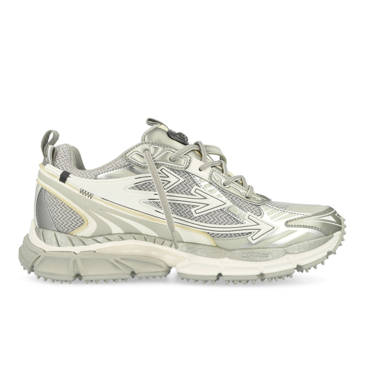 Off-White Be Right Back Sneakers Grey - Silver Sneaker OMIA295C99FAB0010972 Detail View 1 | GATE