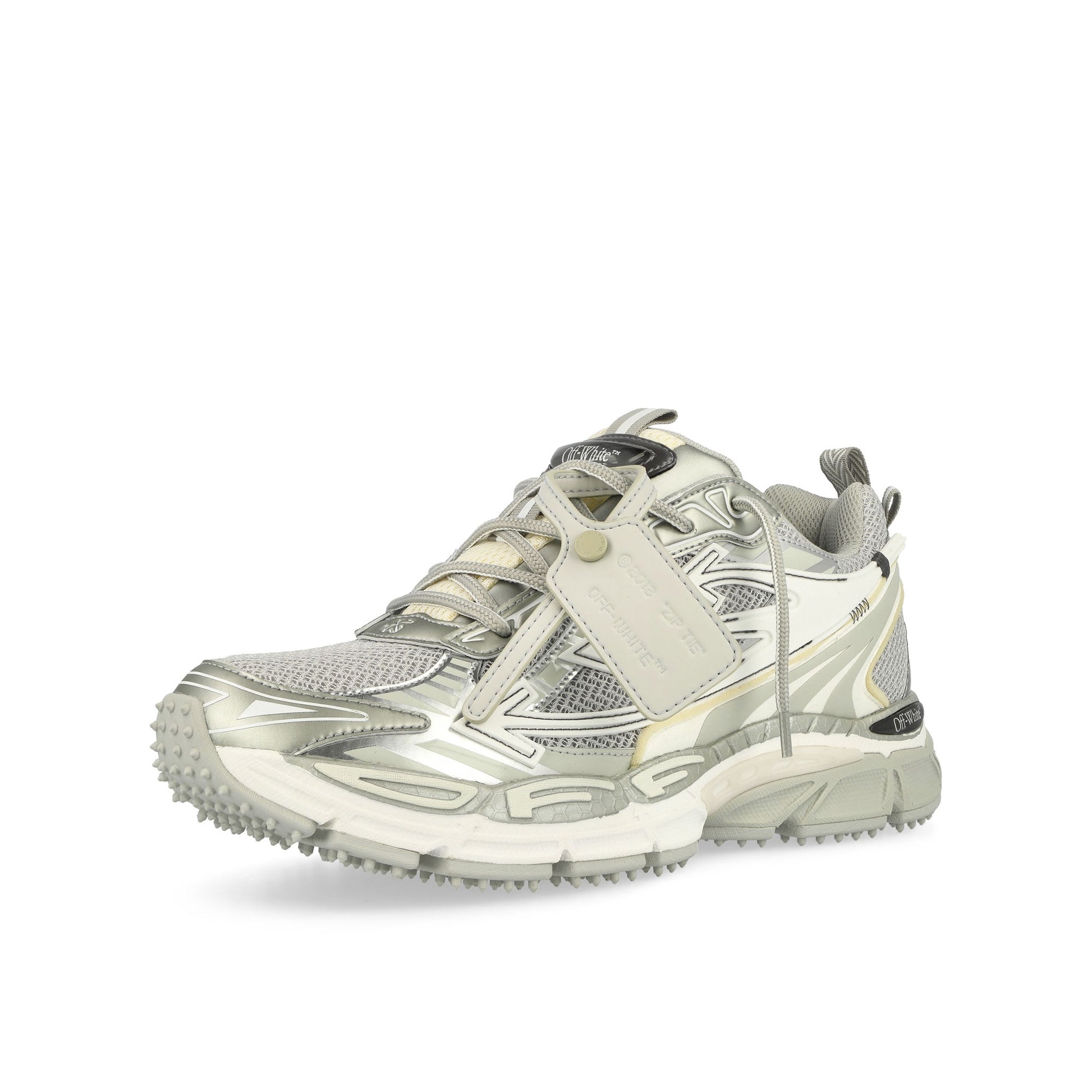 Off-White Be Right Back Sneakers Grey - Silver Sneaker OMIA295C99FAB0010972 Detail View 4 | GATE