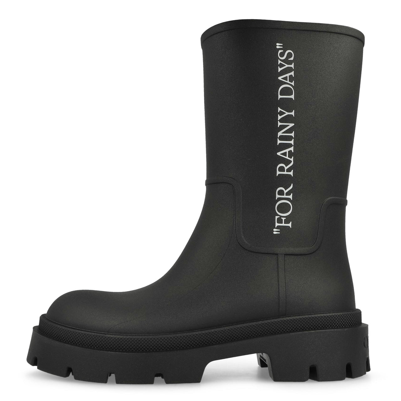 Off-White Reboot Rainy Days Boots Black - White Boots OMIE00BC99MAT0011001 Detail View 1 | GATE