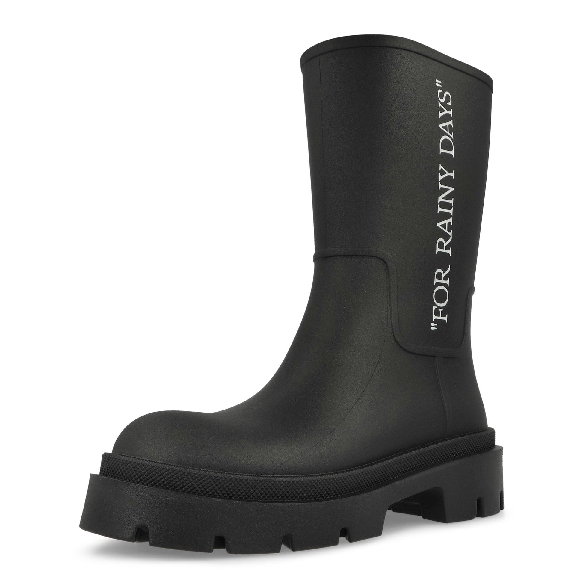 Off-White Reboot Rainy Days Boots Black - White Boots OMIE00BC99MAT0011001 Detail View 4 | GATE