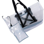 Off White Heritage Day Off Tote Ripstop Transparent Tote Bag OMNA20TC99FAB0017910 Detail View 6 | GATE
