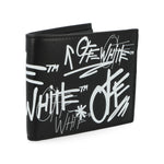 Off White Logo Bifold Black / White Wallets OMNC094S26LEA0041001 Detail View 3 | GATE
