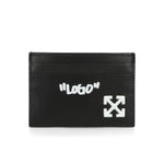 Off-White Jitney Quote Card Case Bold Green Black - White OMND09FC99LEA0011001 Detail View 1 | GATE
