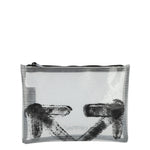 Off White Heritage Pouch Ripstop Transparent  Clutches OMNS02DC99FAB0017910 Detail View 1 | GATE
