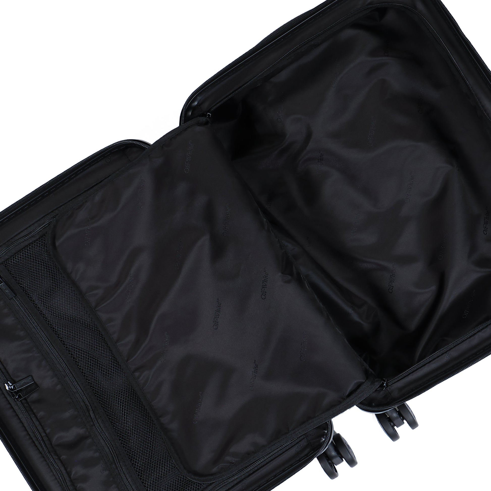 Off-White Quote Arrow Trolly Transparent - B Duffle Bag OMZH002F25PLA0017910 Detail View 7 | GATE
