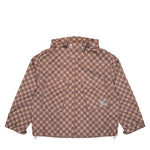 Rassvet Poly Tartan Hooded Jacket Brown Jackets PACC18J006-1 Detail View 1 | GATE
