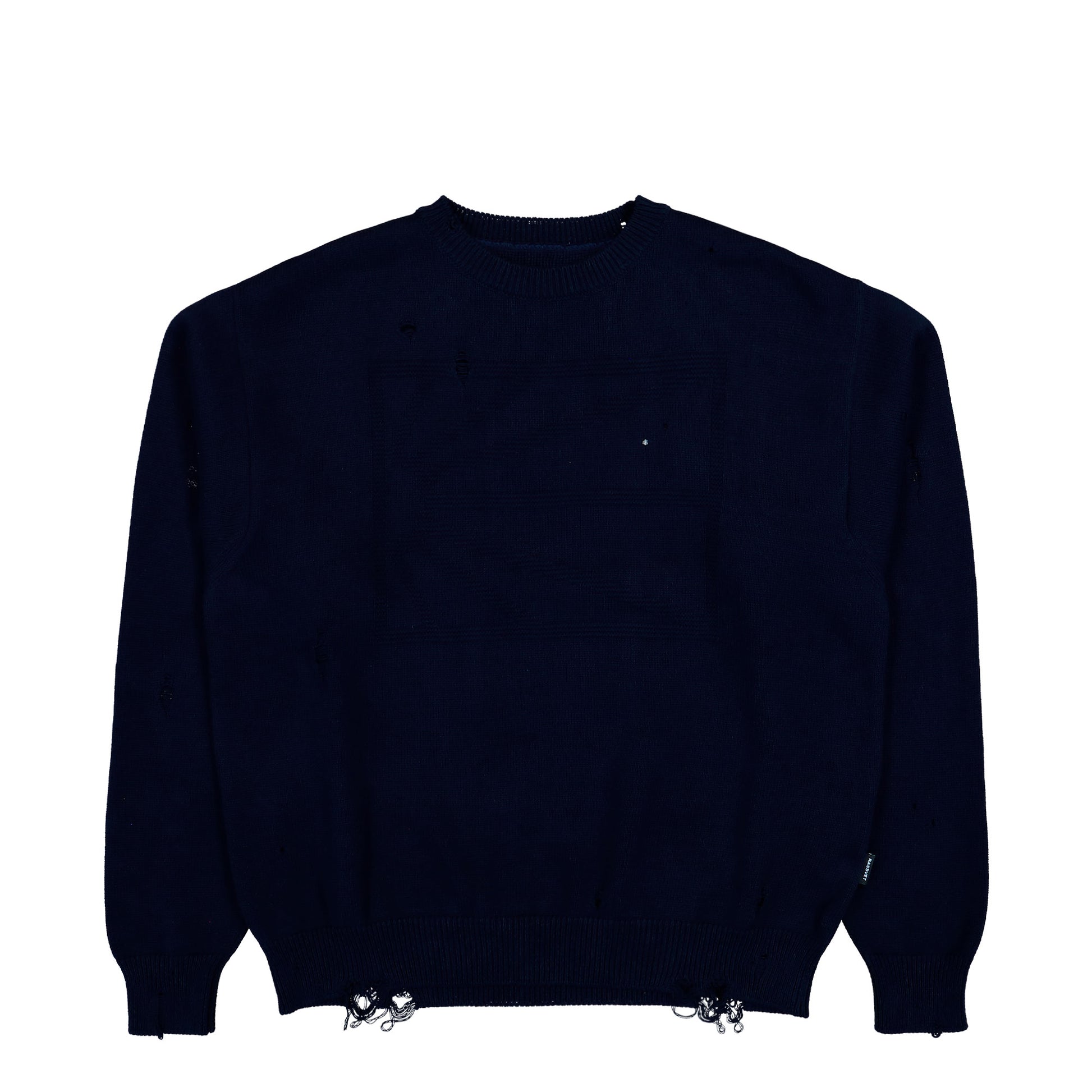 Rassvet Statement Sweater Dark Navy Sweatshirt PACC18N001-1 Detail View 1 | GATE
