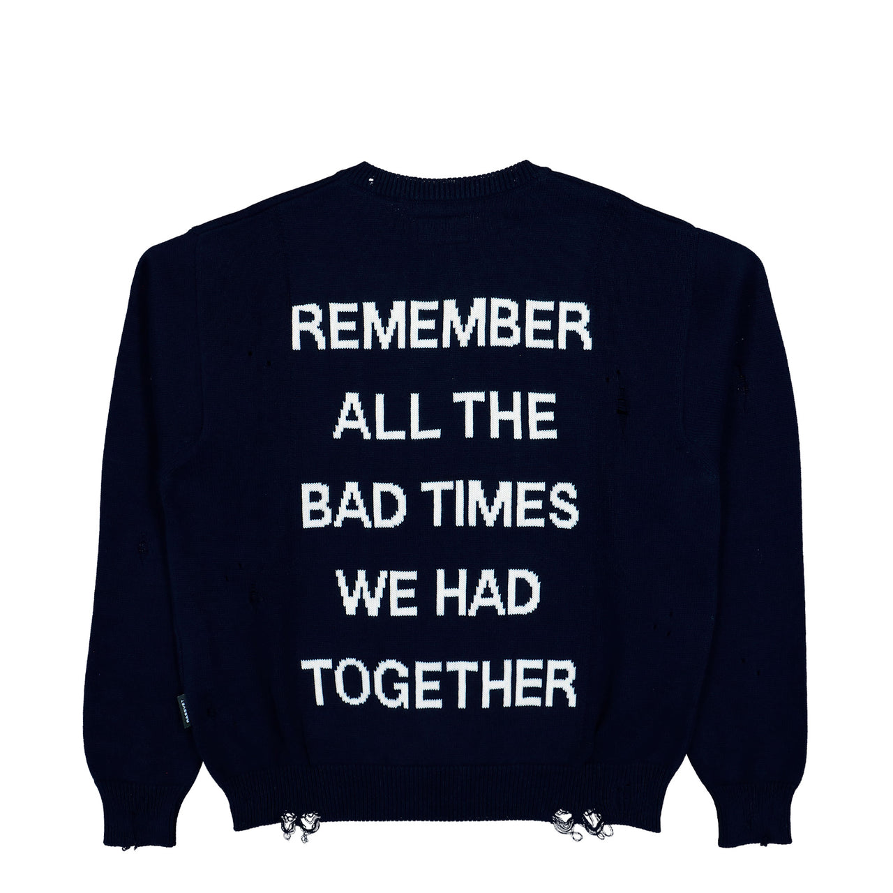 Rassvet Statement Sweater Dark Navy Sweatshirt PACC18N001-1 Detail View 1 | GATE
