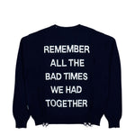 Rassvet Statement Sweater Dark Navy Sweatshirt PACC18N001-1 Detail View 2 | GATE
