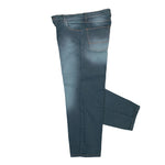 Rassvet Sun Dyed Baggy Denim Pants Dark Green Denim PACC18P001-1 Detail View 3 | GATE
