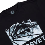 Rassvet Heritage Tee Shirt Black T-Shirt PACC18T001-1 Detail View 3 | GATE
