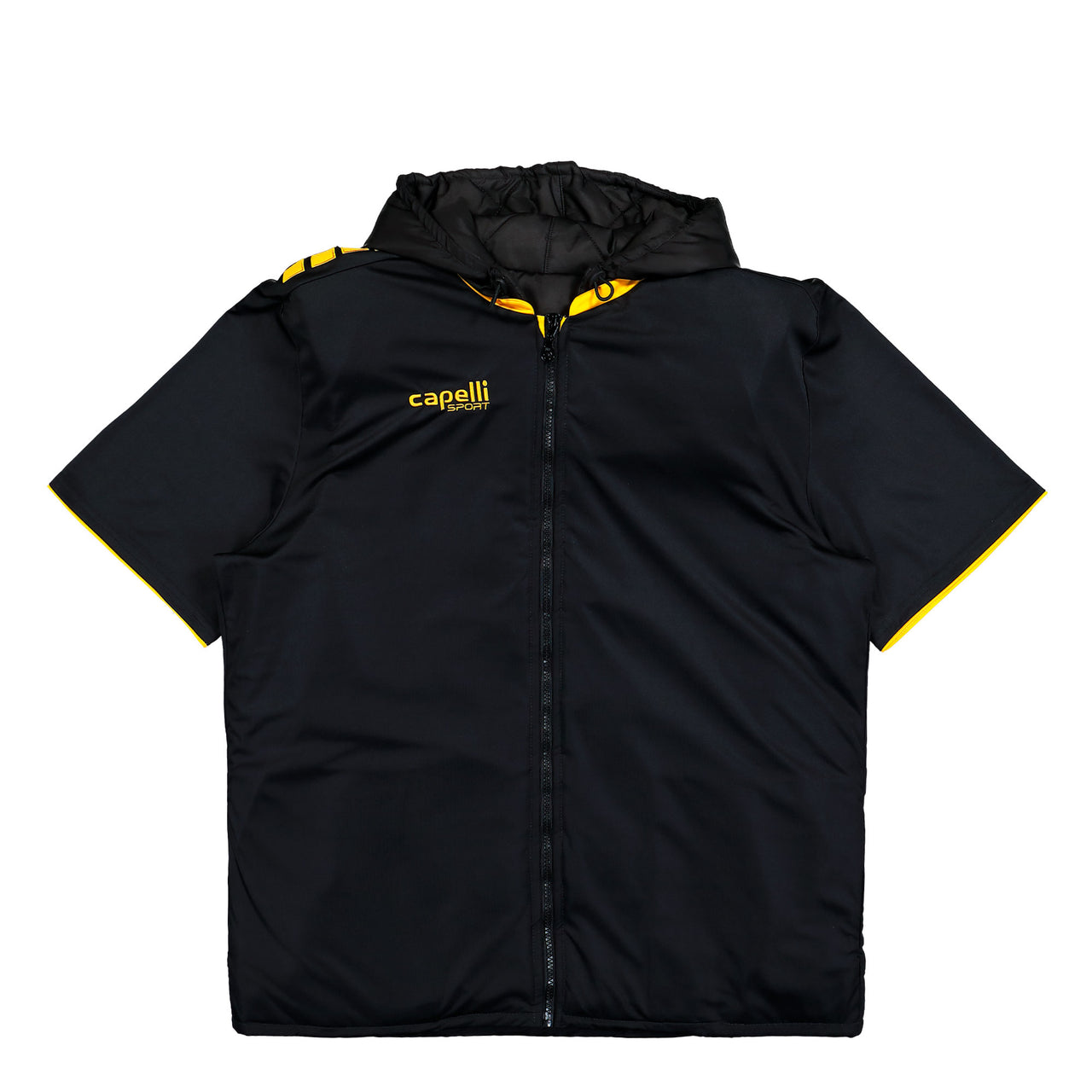 Prototypes Padded Football Gilet Black Jacket PT09OW07USMI Detail View 1 | GATE
