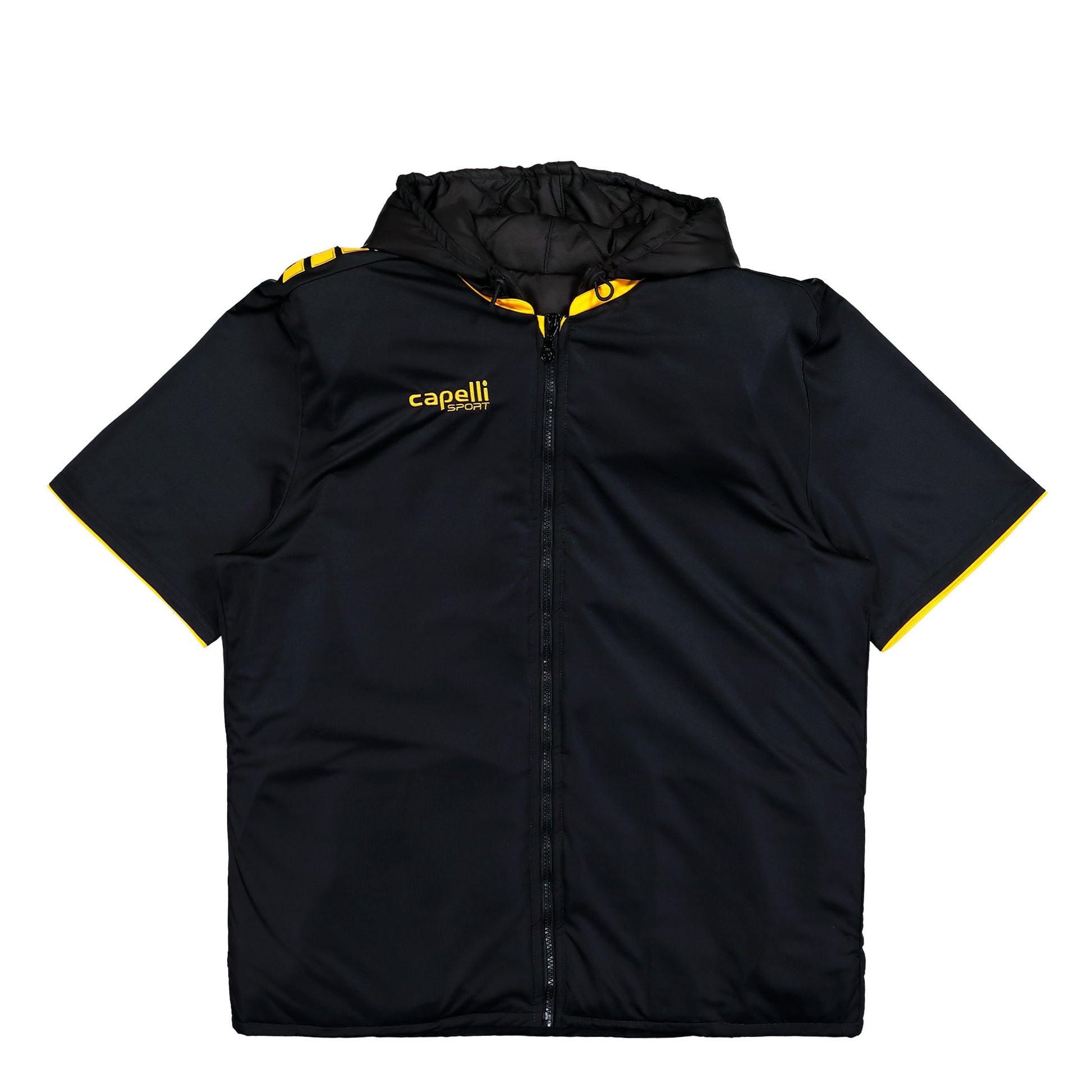 Prototypes Padded Football Gilet Black Jacket PT09OW07USMI Detail View 1 | GATE
