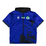 Prototypes Padded Football Gilet Blue Jacket PT09OW07USMI Detail View 1 | GATE
