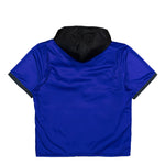 Prototypes Padded Football Gilet Blue Jacket PT09OW07USMI Detail View 2 | GATE

