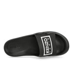 KENZO Pool Mules Black Slides Detail view 5 | Gate