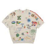 KENZO KENZO Drawn Varsity T-Shirt Multicolor Detail view 1 | Gate