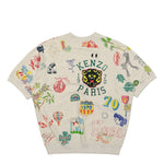 KENZO KENZO Drawn Varsity T-Shirt Multicolor Detail view 2 | Gate