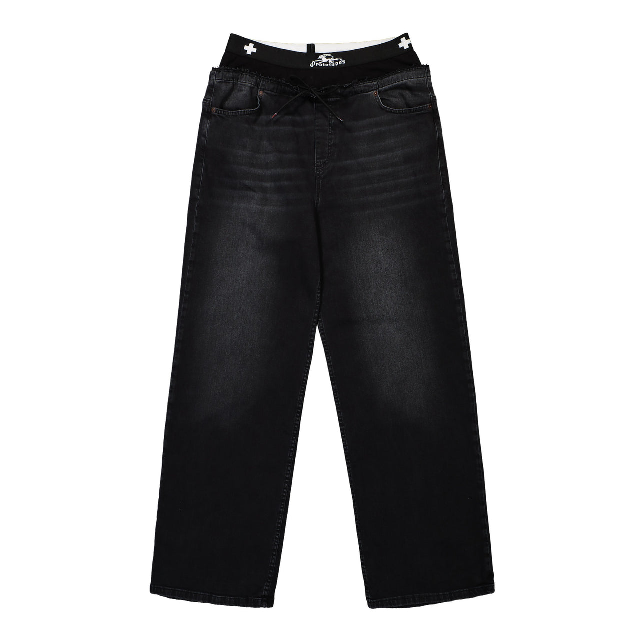 Waistband Denim Jeans