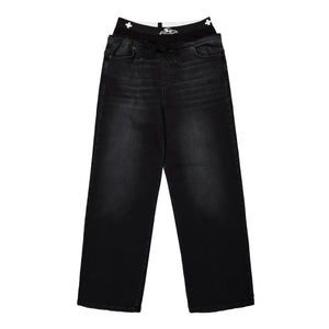 Prototypes Waistband Denim Jeans Black Detail view 1 | Gate