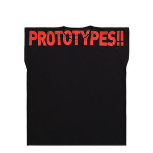Prototypes Waffle Muscle Tee Black Detail view 1 | Gate