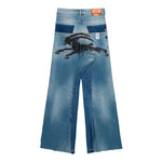 Prototypes New Jeans Pant Blue Denim PT08DE01USBL Detail View 2 | GATE
