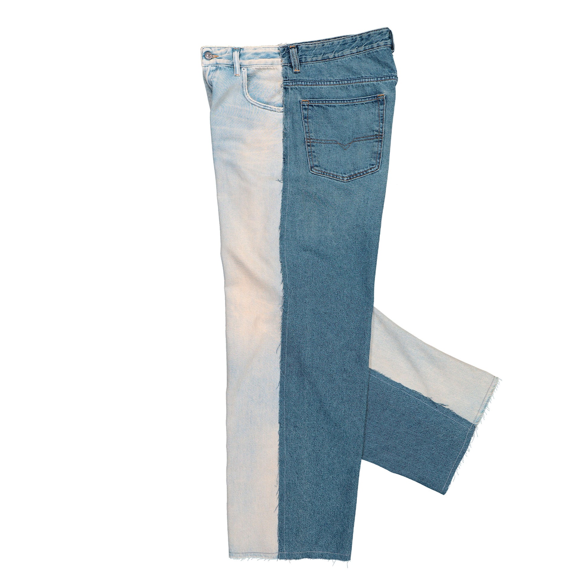 Prototypes Oversized Jeans Blue Denim PT08DE07USBL  Detail View 3 | GATE
