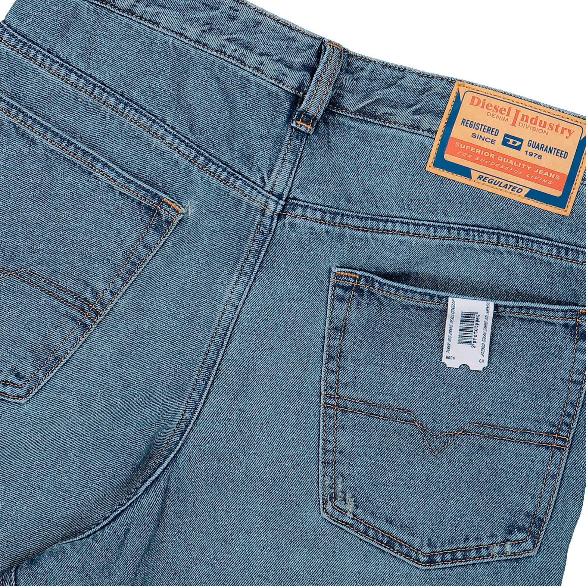 Prototypes Oversized Jeans Blue Denim PT08DE07USBL  Detail View 5 | GATE
