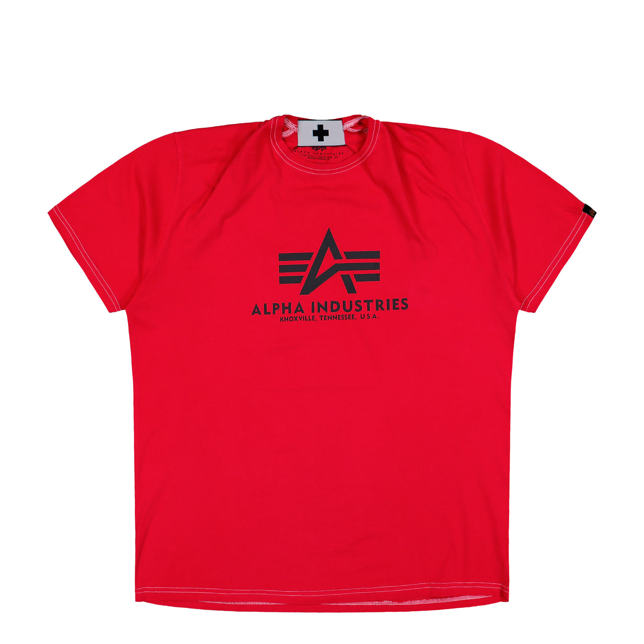 Prototypes Box Pleat Tee Red / Black T-Shirts PT08JE02USRE  Detail View 1 | GATE
