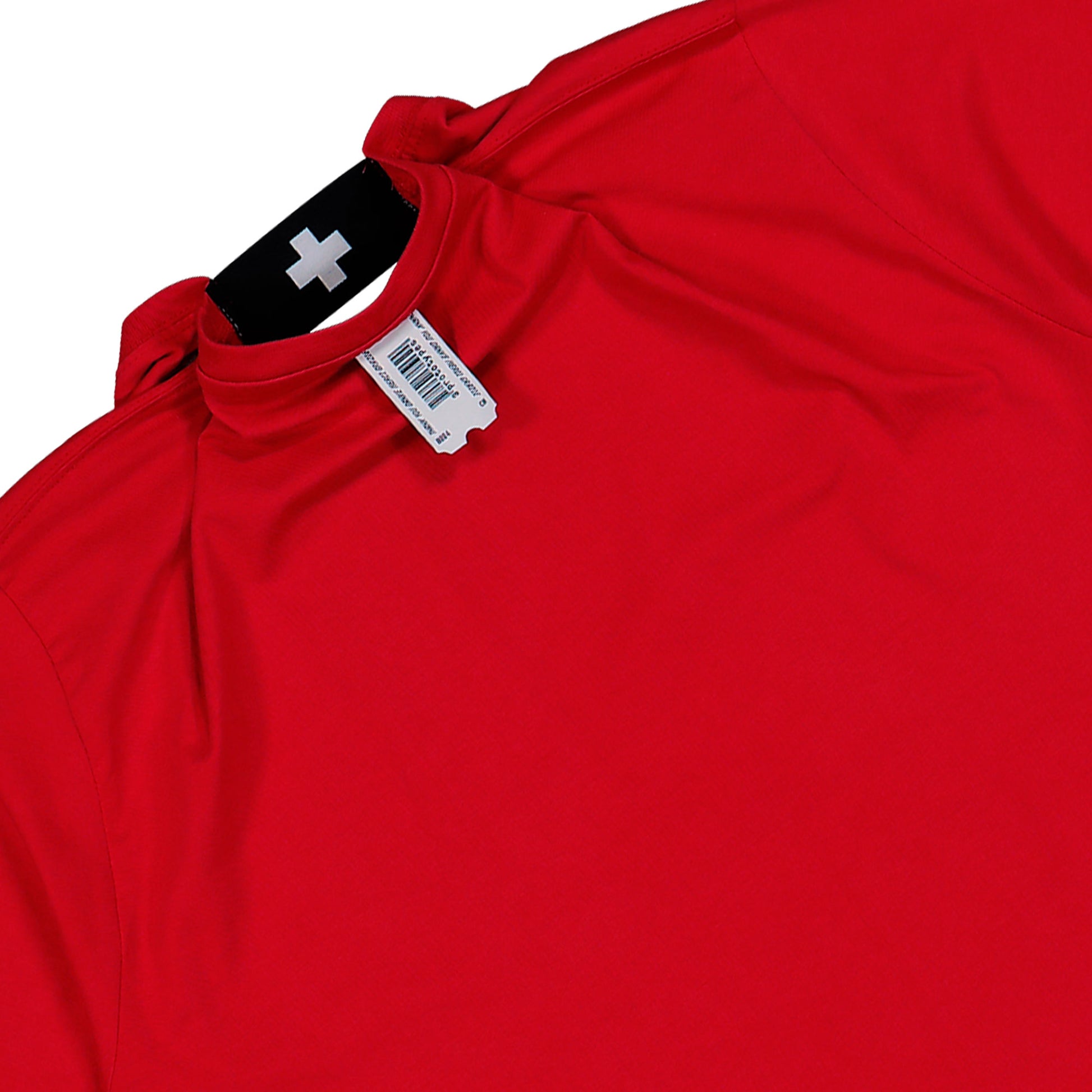 Prototypes Box Pleat Tee Red / White T-Shirts PT08JE02USRE  Detail View 3 | GATE
