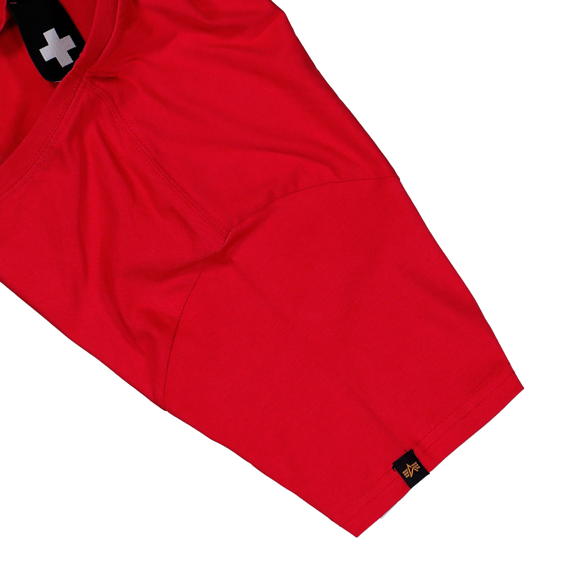 Prototypes Box Pleat Tee Red / White T-Shirts PT08JE02USRE  Detail View 5 | GATE
